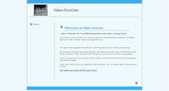 Desktop Screenshot of falken-foermchen.com